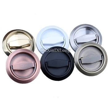 

NEW 2PCS/LOT 304 Stainless Steel Handles Hidden Recessed Invisible Pull Fire Proof Door Handles Cabinet Knobs Furniture Hardware