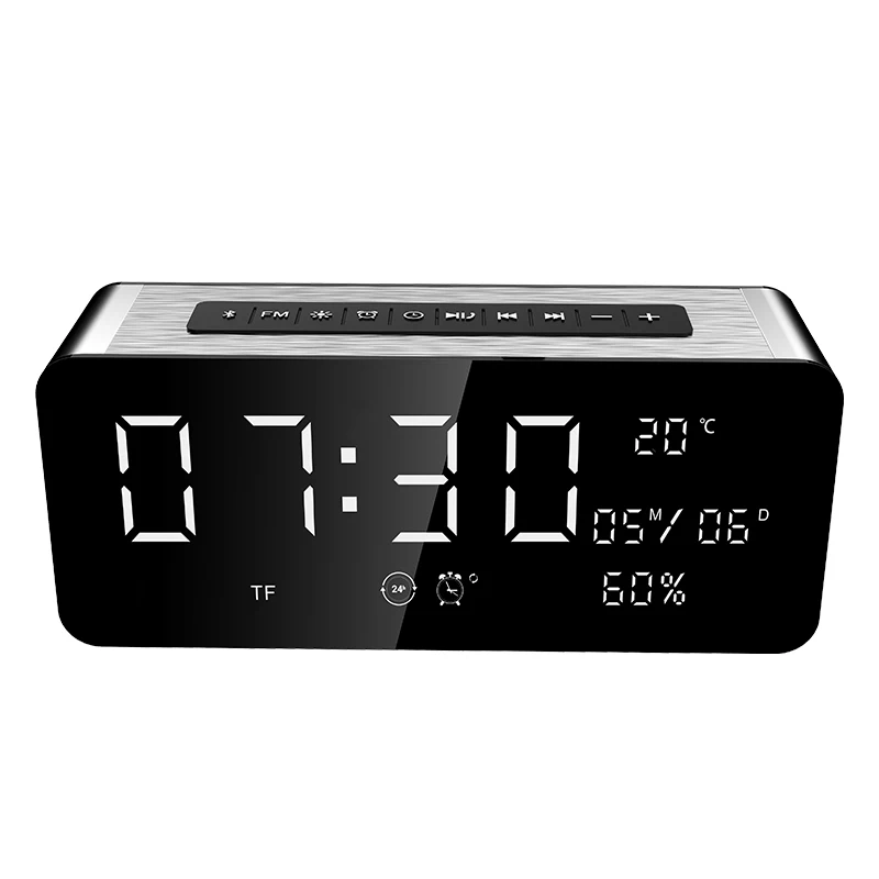 TTKK SARDiNE A10 Large Display LED Wireless Bluetooth Speaker w/FM Radio Alarm Clock Super Bass Heavy Subwoofer Support Card TTKK SARDiNE A10 Large Display LED Wireless Bluetooth Speaker w/FM Radio Alarm Clock Super Bass Heavy Subwoofer Support Card