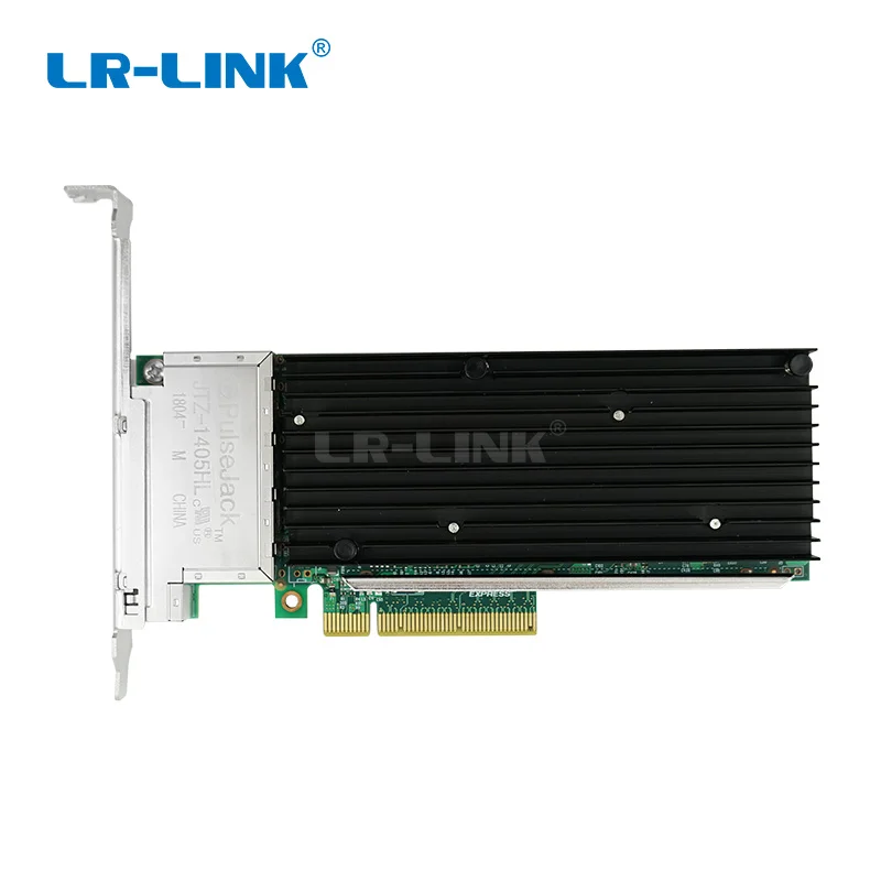 Сетевая карта LR-LINK 9804BT 10Gb Nic Ethernet, четырехпортовый сетевой адаптер PCI-Express Lan, совместимый с Intel X710-T4