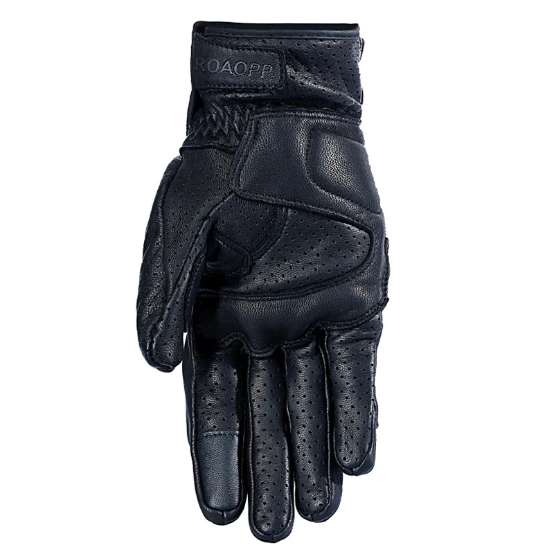 Nuoxintr дышащие Мотоциклетные Перчатки кожаные перчатки с полной защитой пальцев перчатки для мотокросса перчатки для езды на горном велосипеде