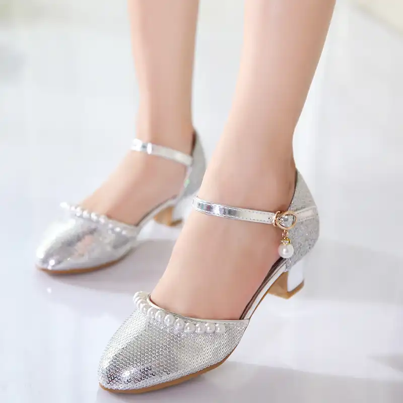 girls silver shoes