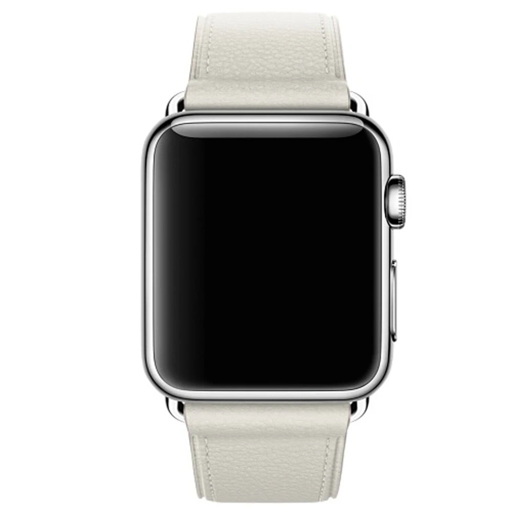 Кожаный ремешок для часов для apple smart watch 38 мм 40 мм 42 мм 44 мм сменный модный ремешок для спортивных часов версия для путешествий ремешок для