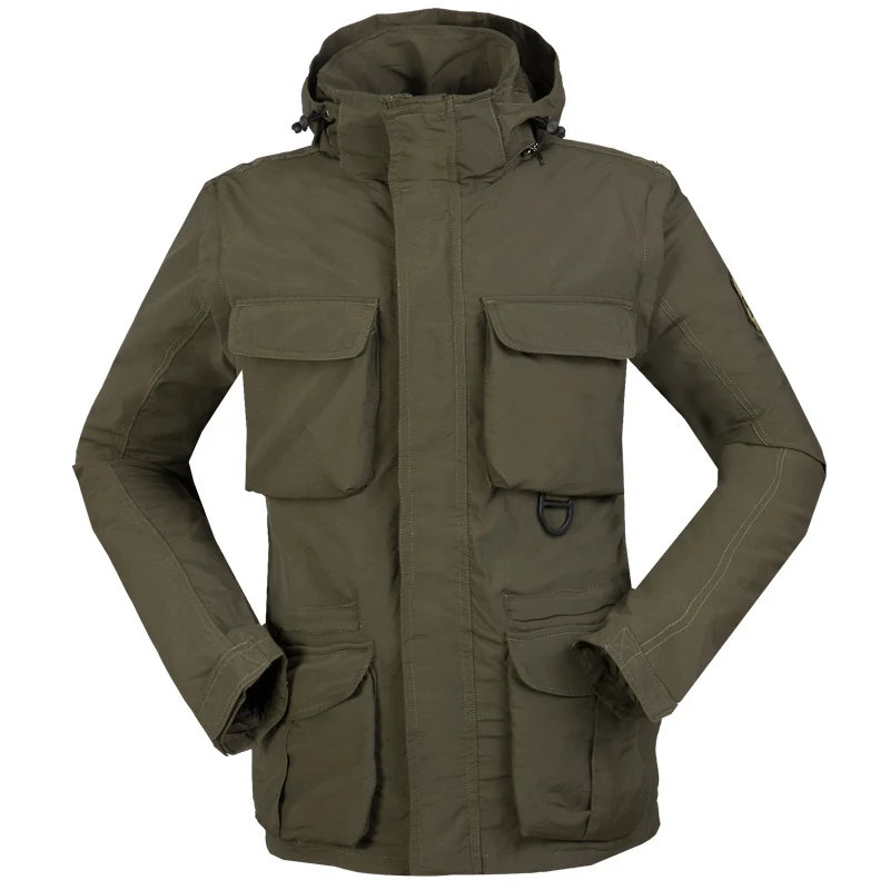 Men Military Tactical Jackets Outdoor Waterproof Army Sports Camouflage