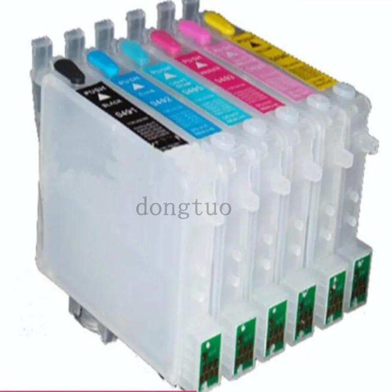 1 Набор для T0481 пустой многоразовый картридж с чипами ARC EPSON STYLUS PHOTO R200/