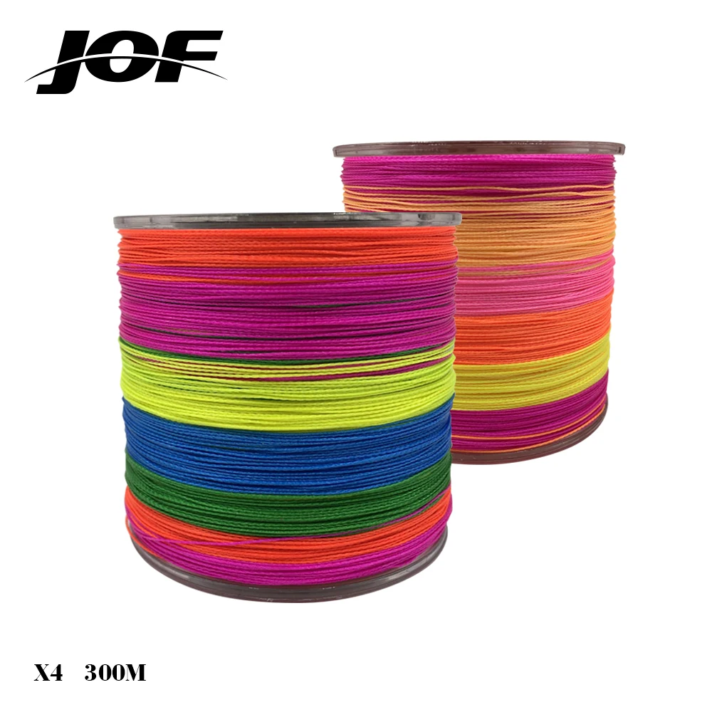 4 пряди плетеная леска 300 м Multi Цвет супер сильная Япония Multifilament Рыбалка темы