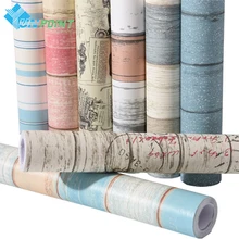 Водостойкая деревянная Наклейка на стену ПВХ самоклеящаяся настенная бумага для пожилой комнаты спальни общежития Papel De Parede винтажная настенная бумага