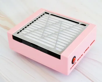 

40W Strong Power Nail Dust Collector Art Salon Nail Fan Dust Collector Machine Vacuum Cleaner Fan with filter replacement220 110