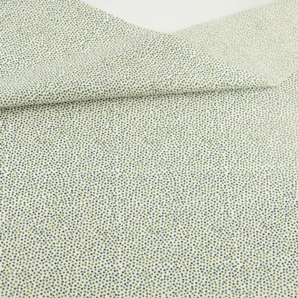 New Arrivals Cotton Fabric Gray and Green Dots Desgins Clothing Doll Home Textile Patchwork Tissue Tecido Telas Art Work CM