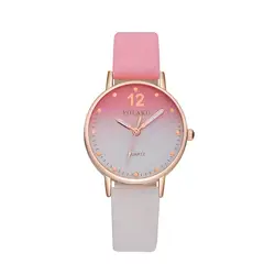 2018 Лидер продаж Дизайн Женские часы модные повседневное кожаные женские наручные Bayan Relogio Новый # YL5