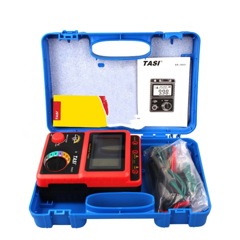 

TA8321 50V-1000V Digita Insulation Resistance Tester Meters Megger Megohmmeter Portable Volt Voltmeter Multimeter