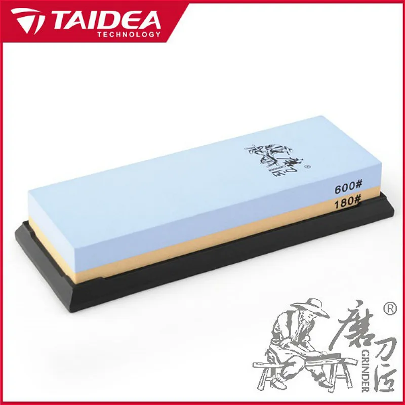 TAIDEA Professional Точилка для ножей с двухсторонним точильным камнем 180/600 Грит кухонных
