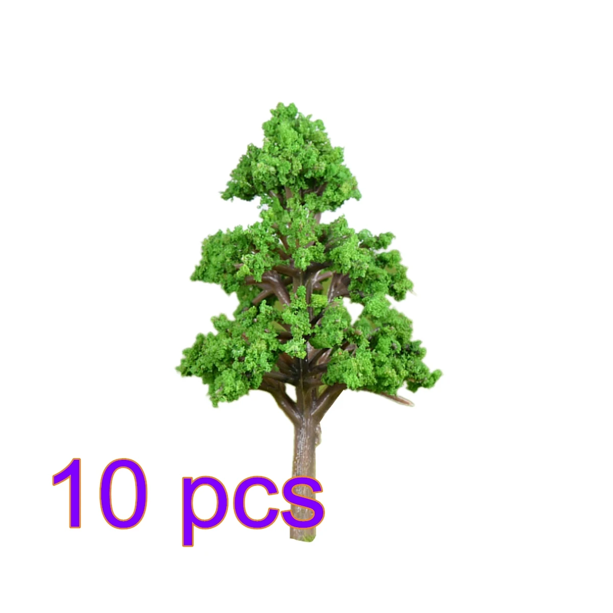 

10 pcs 4.3/6.4/8.7cm HO 1:85 Scale Medium Size Pine Tree Model Railroad Architecture Diorama Tree for DIY Scenery Landscape