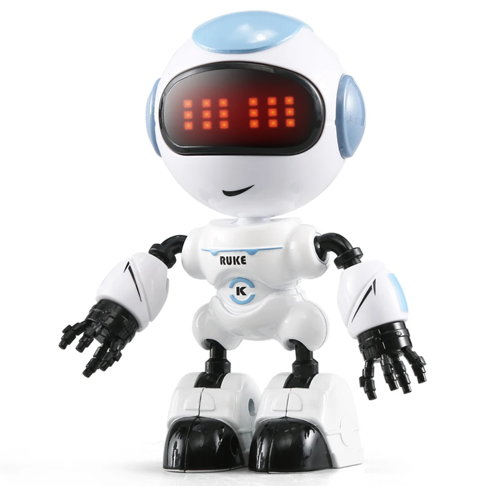 Радиоуправляемый мини-робот R8 люк интеллигентая(ый) умный робот осязаемый Управление DIY жест говорить дистанционного Управление игрушки