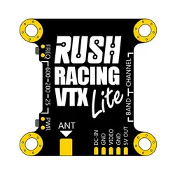 RUSH VTX LITE 5,8 Г 48CH off/25 МВт/200 мВт/600 мВт переключаемый гоночный AV передатчик RaceBand/LowRace для RC Дрон квадкоптер с управлением с видом от первого лица