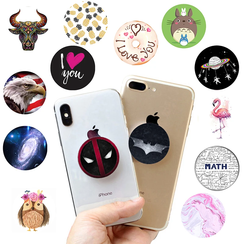 

попсокет Boys Hand Finger Ring Holder popsoket Small Phone Gadgets Phone Desk Expanding Stand Round Shape pocket socket popsoce