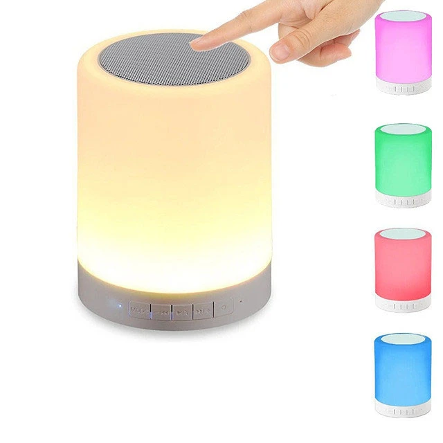 Fashion Smart Touch Sensor font b Lamp b font Wireless Bluetooth Speaker font b LED b