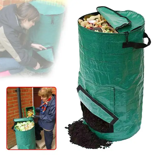 Plastic Bags Potato Cultivation Planting Garden Pots Planters Vegetable Fruit Planting Bags Grow Bag Farm Home Garden Supplies