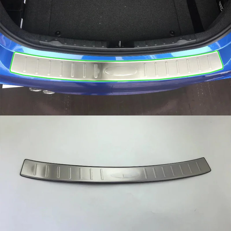 

Car Accessories Interior Decoration Stainless Rear Outer Bumper Protector Scuff Plate Guard Cover Trim For BMW 3 Series 2017