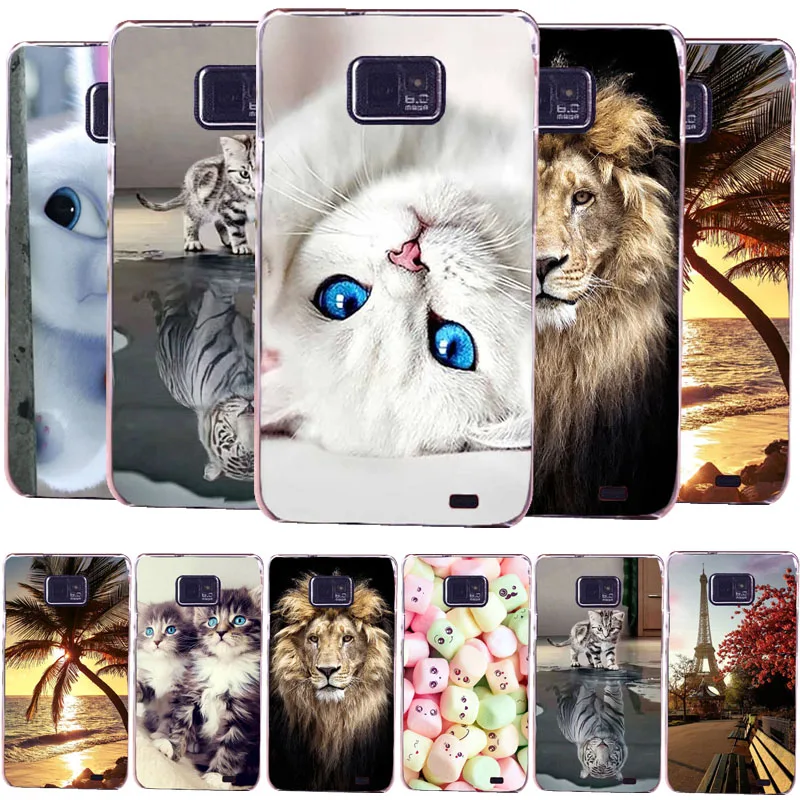 3D принт Fundas в виде ракушки для samsung Galaxy S2 SII i9100 чехол Чехлы мобильных телефонов