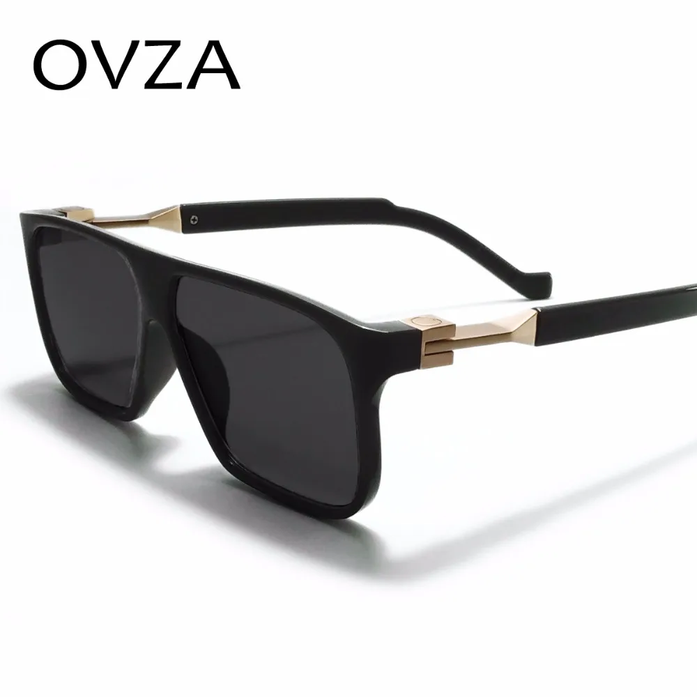 Ovza Futuristic Style Rectangle Fashion Mens Sun Glasses