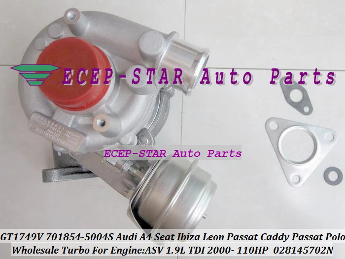 GT1749V 701854 701854-5004S 028145702N Turbo Turbocharger For AUDI A4 A6 Seat Cordoba Ibiza Leon Vw PASSAT Caddy Passat Polo 2000- ASV 1.9L TDI 110HP (1)