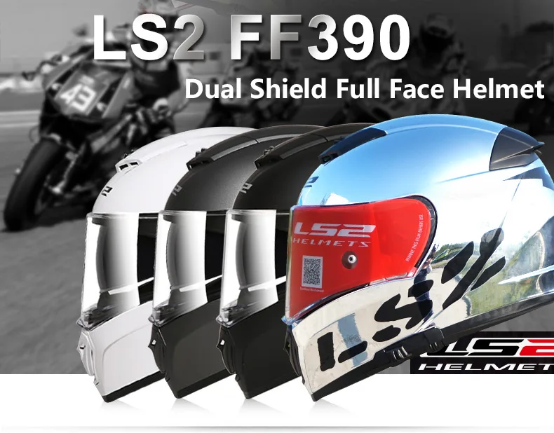 Casco LS2 FF390 выключатель полный уход за кожей лица мото rcycle шлем с внутренним солнцезащитным щитом гоночный мужчина женщина capacete ls2 шлем casco moto ls2