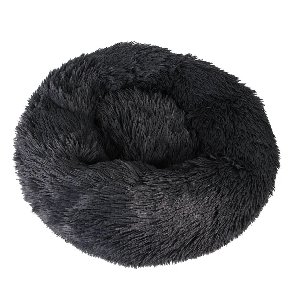 Plush Pet Cat Nest Kennel Hairy Deep Sleep Dog House Round Nest for Cats Small Medium Dogs Poodle Warm Pet Sleeping Mat Sofa Bed (14)