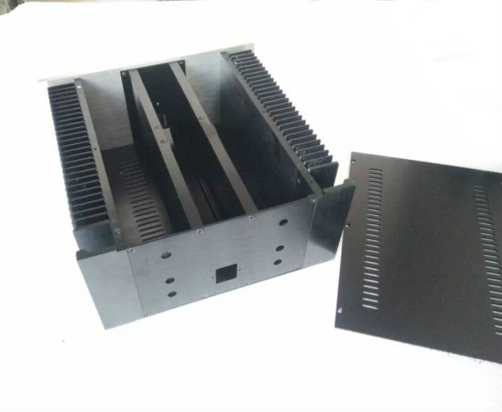 C 001 CNC все алюминиевый корпус Чехол коробка шкаф для DIY аудио усилитель мощности