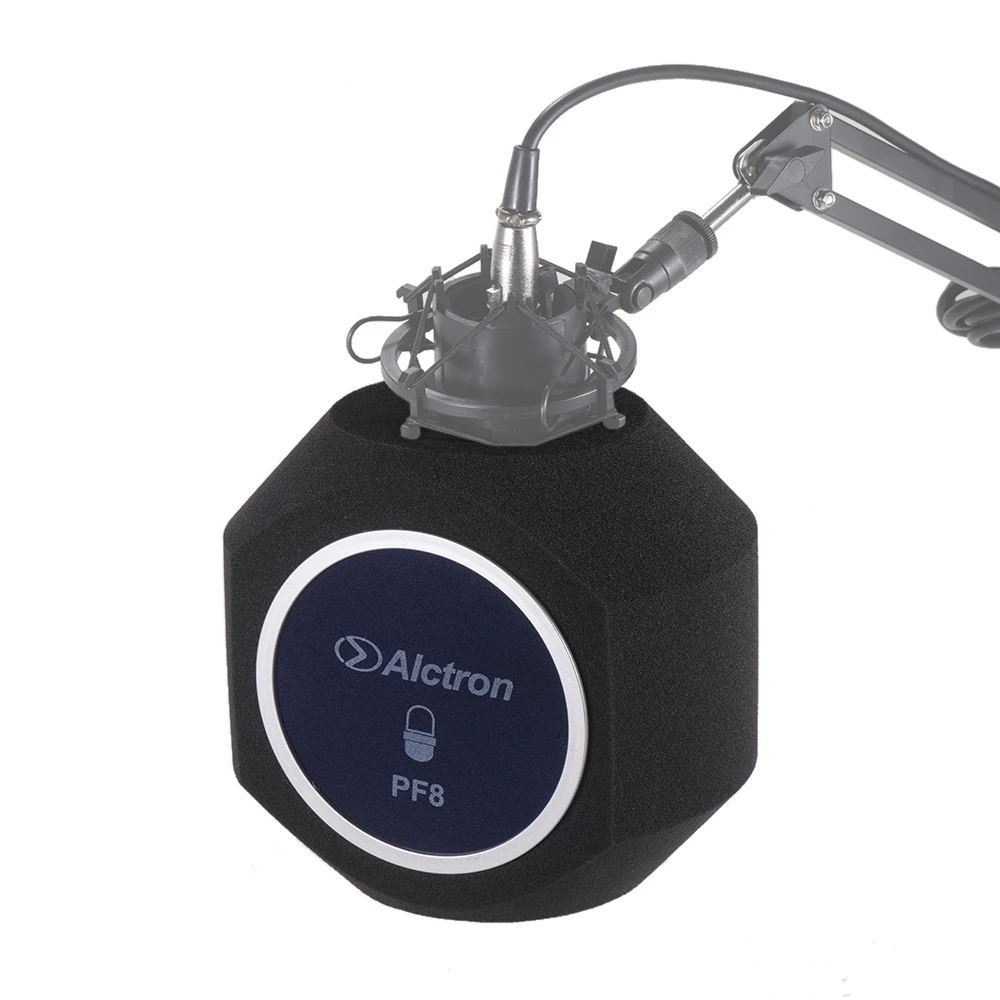 

Alctron PF8 Professional Simple Studio Microphone Screen Acoustic Filter Recording Mic Wind Screen Noise Reduction Foam Shield