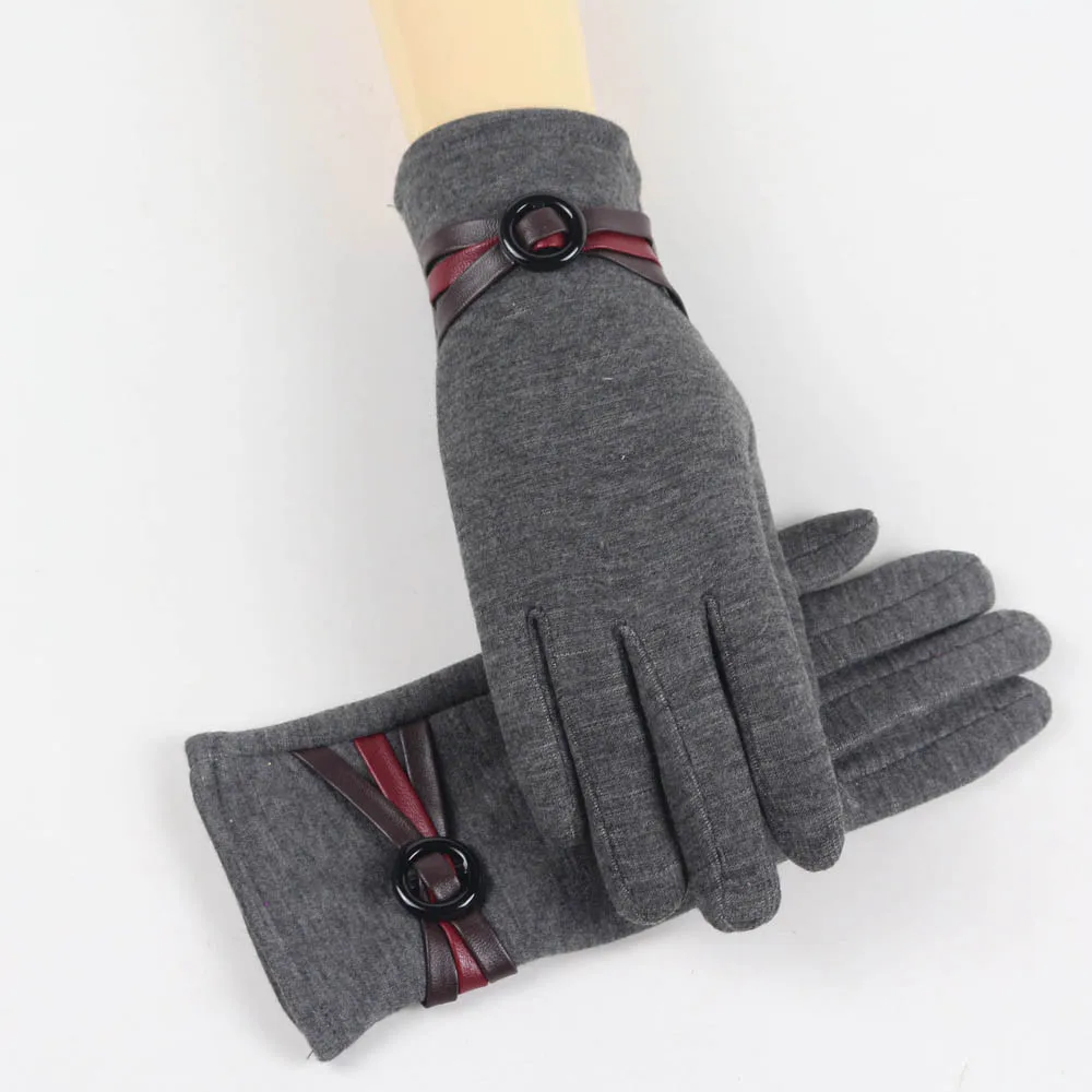 Guantes invierno mujer, женские теплые перчатки, мягкие, на запястье, толстые, варежки, полный палец, новинка, перчатки для экрана, удобные, mitaines femme