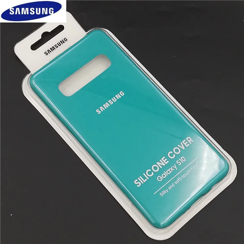 

S10 Plus Case Original Samsung Galaxy s10/S10e Silky Silicone Cover High Quality Soft-Touch Back Protective Shell S 10 + S10 E