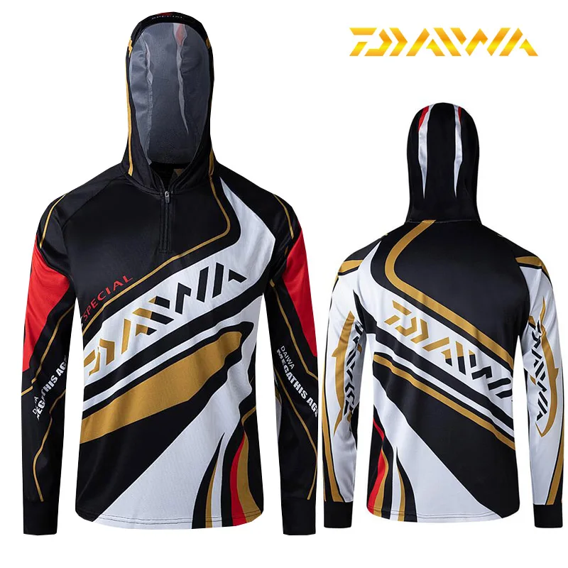 Men Hoodies Fishing Clothing Long Sleeve Outdoor Breathable Fishing Shirts