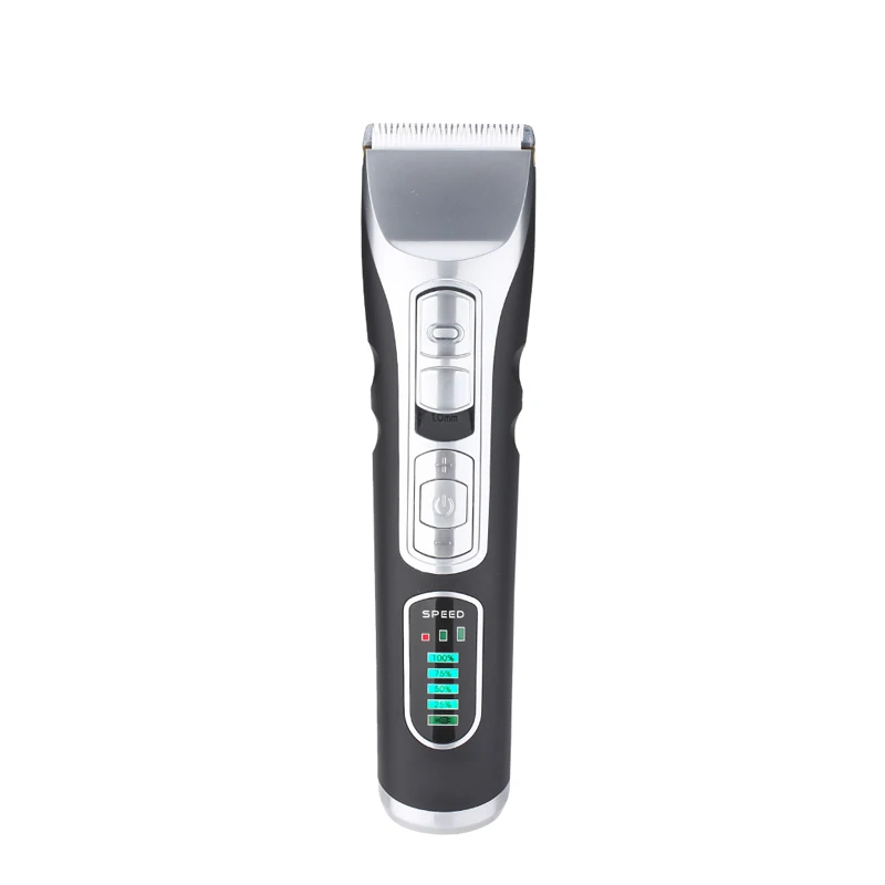 

Professional Hair Trimmer 2000mAh Lithium battery SPEED CONTROL RECHARGEABLE Hair clipper LCD display adjustable cutting lenth