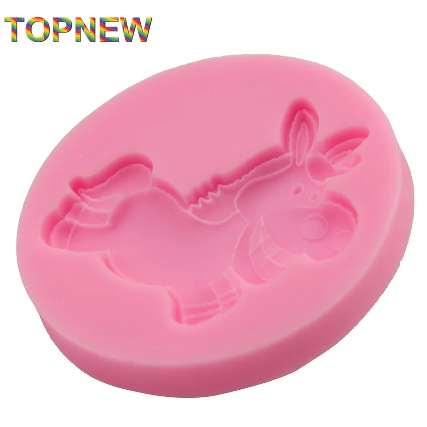 Форма осла шоколадные конфеты 3D силиконовая форма Jello инструменты для выпечки