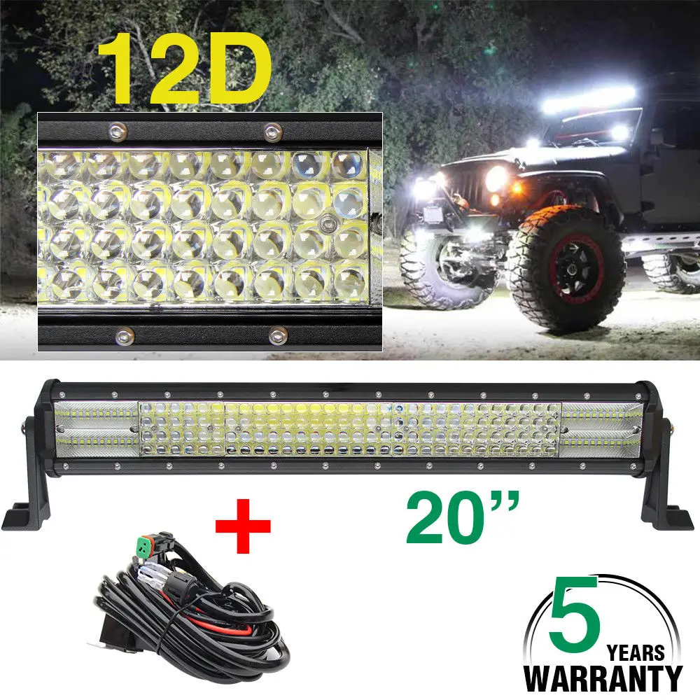 

CO LIGHT 20 Inch 480W LED Light Bar 12D Combo Led Beams for Boat Car Tractor Truck 4x4 ATV Auto Driving Offroad Led Bar 12V 24V