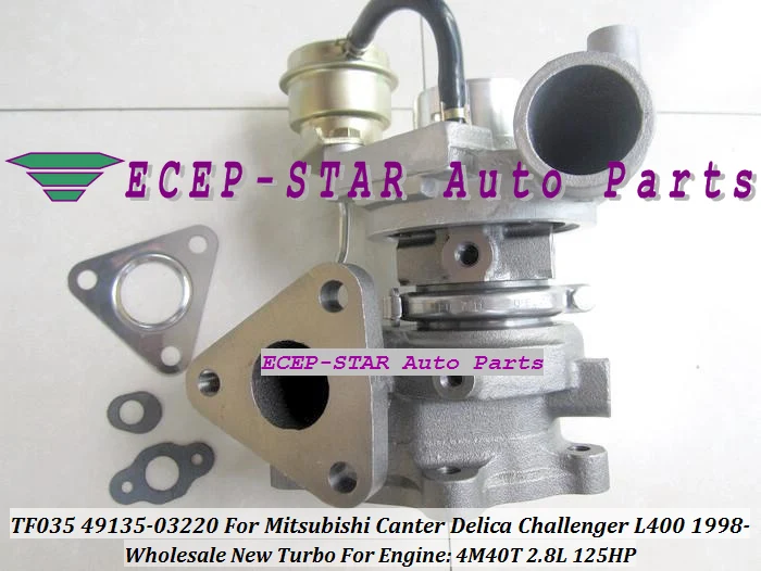 Turbo TF035-2 49135-03220 4913503220 ME202879 49135-03200 для MITSUBISHI Delica Challenger L400 98-4M40 4M40T 2.8L 140HP
