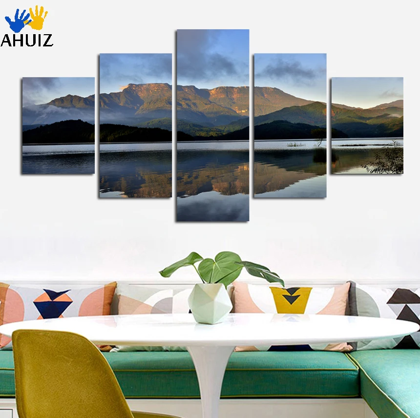 5 шт. холст Книги по искусству Ocean Beach Картины настенные панно для Lving Home Decor