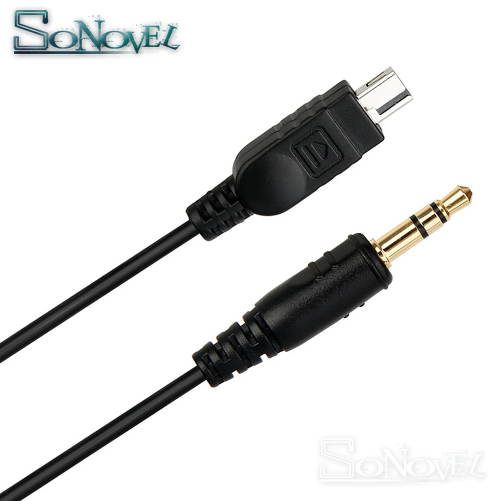 3.5mm-N3 / MC-DC2 Remote Control Shutter Connect Cable Cord for Nikon D7500 D7200 D5600 D5500 D3300 D750 D610 Pixel TW-283 T3 T8