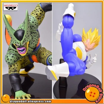 

Anime "Dragon Ball Z" Original BANPRESTO SCultures BIG Zoukei Tenkaichi Budoukai 5 Vol.5 & 6 Figure - Super Saiyan Vegeta & Cell
