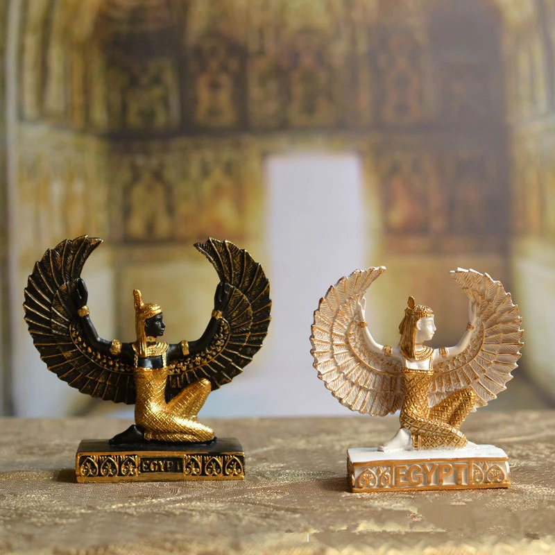 Home Decoration Fashion Egypt Isis Goddess Sculpture Ornament Handmade Resin Craft Room Ornaments Gift Sculpture Home Decoration Fashion Egypt Isis Goddess Sculpture Ornament Handmade Resin Craft Room Ornaments Gift Sculpture