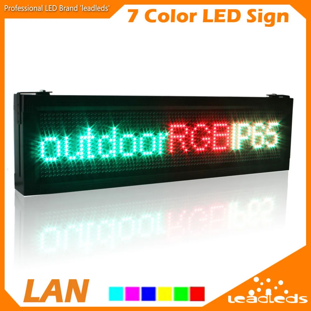 

P10 Full Color RGB LED Display Screen Outdoor Waterproof Programmable Scrolling Message for Store Advertising Business