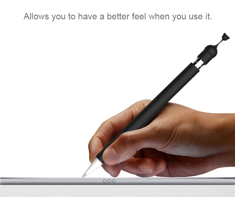 Мягкий силиконовый чехол для Apple Pencil iPad планшеты ручка-стилус защитный рукав