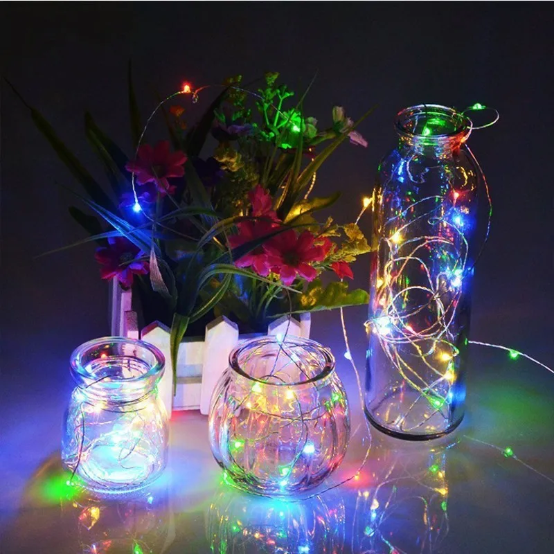 5 м 10 USB Светодиодная лента с питанием от RGB медная проволока праздничное
