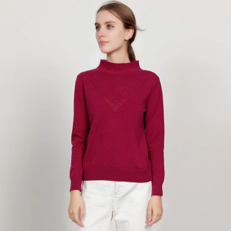 ZEHANGSEA-New Winter Quality Sweater Women's Short Round Collar Solid Color Simple Warm Large Size Casual Comfort Soft Sweater
