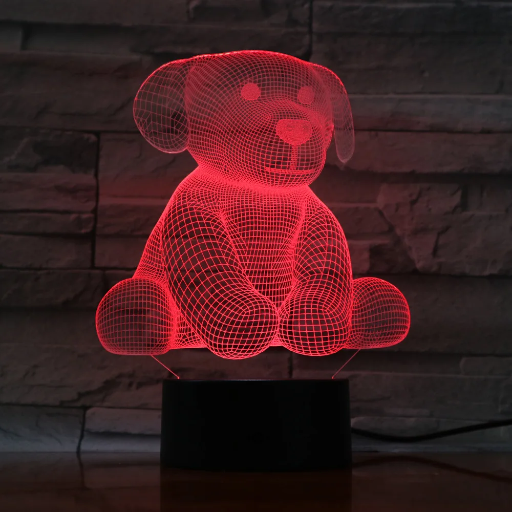 3D Optical Illusion Lamp LED Night Light Produces Unique Lighting