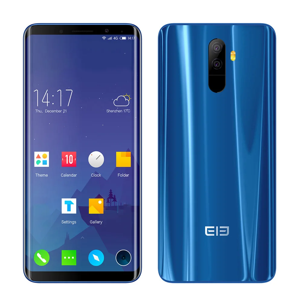 Elephone U фаблет 4G 5 99 дюймов Android 7 1 MTK6763 Octa Core 2 0 ГГц 6 ГБ 128 13.0MP + двойной камеры заднего