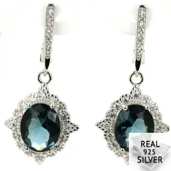 

Real 6.2g 925 Solid Sterling Silver Deluxe Raspberry Rhodolite Garnet SheType Earrings 37x17mm