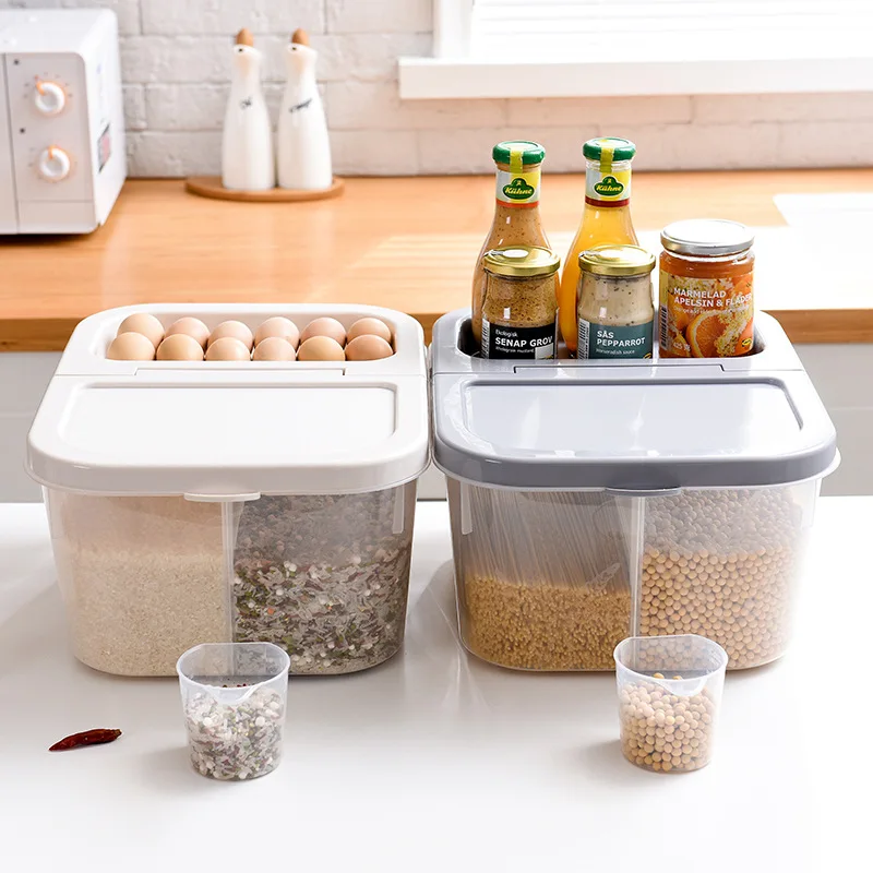 Kitchen Storage Box For Cereal Container Kitchen Food Storage Grain