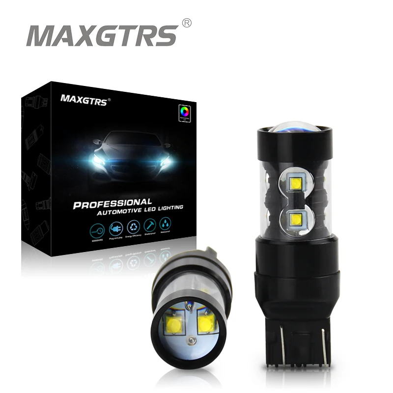 2x белый/красный/Янтарный высокая мощность 50W Cree чип Т20 7443 в w21/5W светодиодные лампы автомобиля Обратный свет сигнала, резервного света DRL 12В-24В 2x белый/красный/Янтарный высокая мощность 50W Cree чип Т20 7443 в w21/5W светодиодные лампы автомобиля Обратный свет сигнала, резервного света DRL 12В-24В