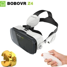 BOBOVR Z4 Virtual Reality 3D Glasses Helmet Google Cardboard BOBO VR BOX 2.0 with Headset Bluetooth Controller For smartphone